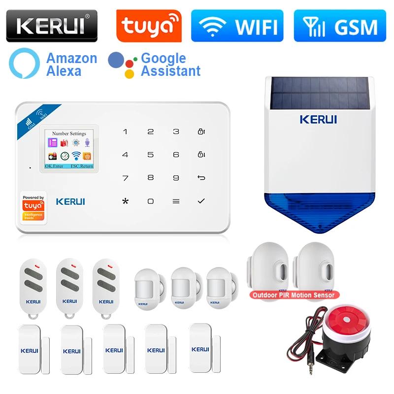 KERUI-W181  GSM ˶ Ʈ Ȩ ŰƮ 溸 ý, Tuya Ʈ  ˷     ̷